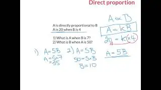 Direct proportion