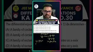 JEE Mains /JEE Advanced | the differential equation : 2xy dy = x&sup2; + y&sup2; + 1 dx #shorts