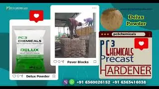 PC3 DELUX POWDER FOR PAVER BLOCKS - Paver block hardener
