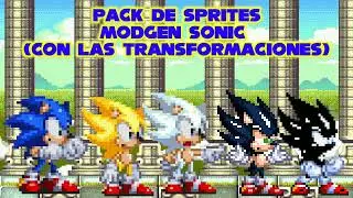 Pack de sprites Modgen Sonic (con las transformaciones)