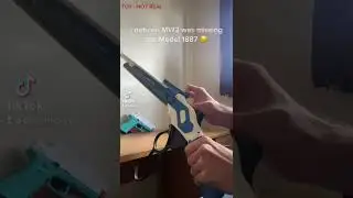 Новый дробовик Nerf Model 1887 #nerf #airsoft #gelblaster #cod #mw2 #nerfreview #toygun