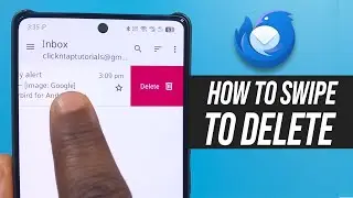 How to Enable Swipe to Delete in the Thunderbird App