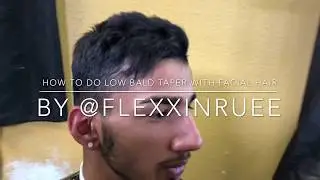 Low bald taper tutorial | how to fade by @flexxinruee