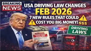 USA Driving Law Changes Feb 2026 &mdash; 7 New Rules That Could Cost You Big Money!