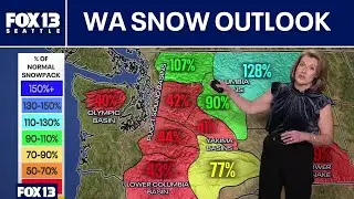 Seattle weather: Scattered showers, ski report, low temps | FOX 13 Seattle