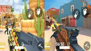 Onslaught + Mamba Combo - Best Gunbucks Shotgun + Assault Rifle Guns of Boom aNdroid / IOS Gameplay