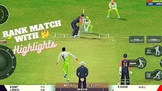 Real Cricket 22: Multiplayer Rank Match Highlights