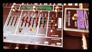 Wurlitzer 200A + EHX 16 second digital delay + EHX HolyGrail max