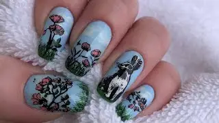 Spring Nails With Reverse Stamping | Easter Nails 2021 | Nail Tutorial #nailart #easter #naildesigns