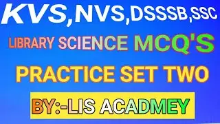 Library Science MCQ's part 2