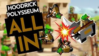 ALL IN!!! EPIC Polytopia Polysseum 1v1 Hoodrick Polysseum Clash