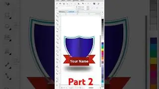 CorelDraw Design For Beginners | 🛡Shield | Part 2