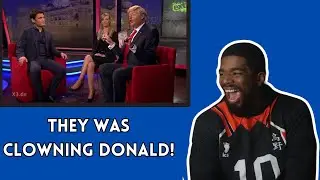AMERICAN REACTS TO Christian Ehring Conversation With Donald Trump | extra 3 | NDR