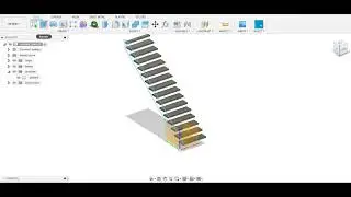 Fusion 360. How to model simple stairs