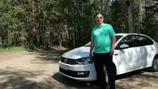 preview к обзору на Volkswagen Polo Sedan комплектации Drive 2018 1.4 TSI