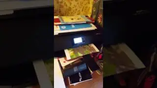 HP Envy 4527 Printer in action