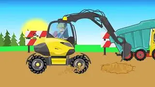 Farm work | Combine Harvester and Tractor They work hard | Fairy tale about Farmers | HappyKidz Hub