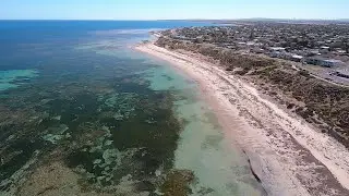 Aldinga Beach and Reef - Cinematic drone flight