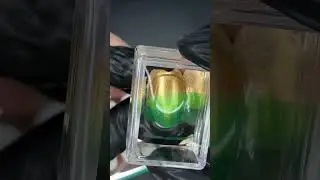 🧝🏽 HOW TO: Stamp Gradient Base + St. Patrick's Day Nails | Maniology #shorts
