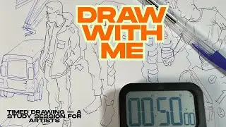 Draw With Me — quiet, timed drawing sessions