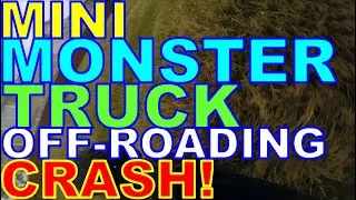 Mini Monster Truck Off-Roading Crash!