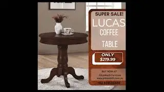 AVAILABLE! LUCAS COFFEE TABLE - BUY NOW!!$219.99 only
