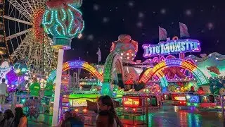 BIG MONSTER! Amazing Polyp fairground ride ON-RIDE POV