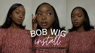 Beginner friendly bob wig install ft Colorprincess store