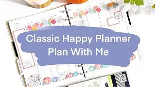 October 4, 2021 | Classic Happy Planner | Plan with me