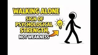 Walking Alone Is Not Weakness &mdash; It&rsquo;s Psychological Strength