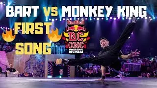 [FIRST SONG] B-Boy Bart vs B-Boy Monkey King | Redbull BC One 2019 World Final Mumbai