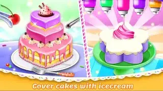 Let&rsquo;s open sweet bakery shop & enjoy ice cream cake maker dessert cooking games