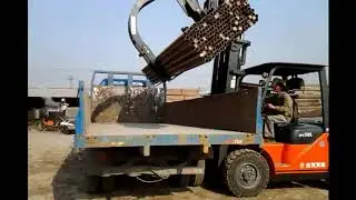 Forklift Attachment Hydraulic Steel Pipe Clamp,Lifting Clamp for Round Pipe