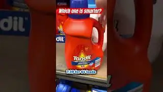 Tide vs Aldi detergent #AldiFinds #AldiDeals #TideVsAldi #LaundryFinds #BudgetLiving