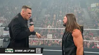 Gunther vs  AJ Styles || Gunther challenged AJ Styles || WWE RAW Highlights 19th Jan 2026