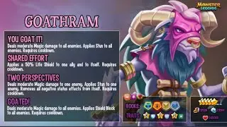 monster legends / Upcoming / new mythic monster / Goathram / monster legends gameplay