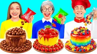Me vs Grandma Cake Decorating Challenge | Funny Challenges