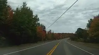 Maine Fall Foliage, Road Trip , Clip 1
