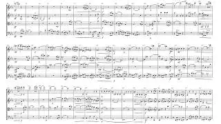Allegro in c for String Quartet by Tom Hamilton