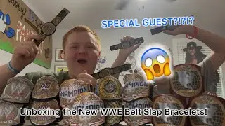 Unboxing the New WWE Slap Bands&hellip;.with a SPECIAL GUEST!!!