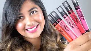 NEW Maybelline COLOR BLUR Matte Lip Pencils: Review & Lip Swatches!