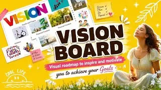 Vision Board 🥰🌟| വിഷൻ ബോർഡ് |How to make Vision Board | Inspire and Motivate to Achieve your Goals 🎯