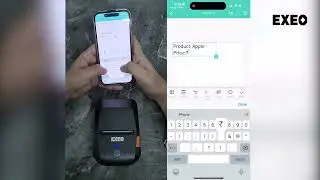 How to Print Labels from iOS | EX58C Thermal Printer