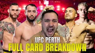UFC Perth Full Card Predictions & Breakdowns - Carlos Ulberg vs Dominic Reyes