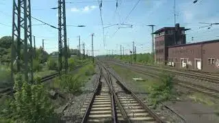 Train cab ride; L&ouml;hne (Westf.); via Pbf (20250430)
