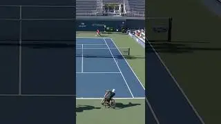 BEST WHEELCHAIR POINT EVER?! #tennis #shorts #viral