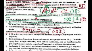 CIVIC EDUCATION || ELECTORAL SYSTEMS || FULL TOPIC
