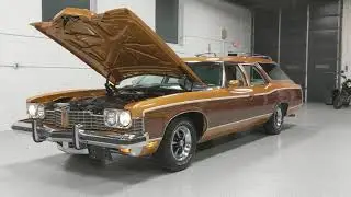 1973 Pontiac Grand Safari Running Walk Around