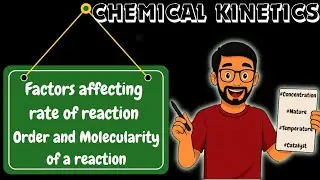 🎯 Factors Affecting Rate of Reaction | Law of Mass Action | Rate Law | Order & Molecularity🎯