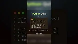 Give Your Answer in the Comment Box #shorts #python #coding #codingchallenge #programming